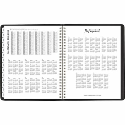At-A-Glance 2026 Executive Weekly/Monthly Planner - 8-3/4" H x 6-7/8" W - Black - English - Weekly, Monthly - 12 Month - January 2026 to December 2026 - 1 Week, 1 Month Double Page Layout - 6 7/8" (174.63 mm) x 8 3/4" (222.25 mm) Sheet Size - Spiral Bound - Paper - Black Simulated Leather, Faux Leat 6-7/8 X 8-3/4 BLK ENGLISH 