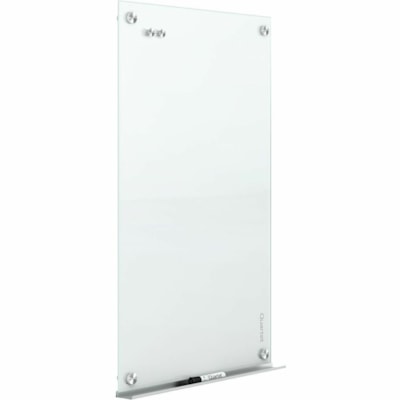 Quartet - Tableau effaçable à sec Infinity - largeur de 96 po (2438,40 mm) x hauteur de 48 po (1219,20 mm) - Surface Blanc En verre trempé - Horizontale/Verticale - Magnétique BLANC 