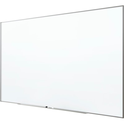 Quartet Fusion Nano-Clean Dry Erase Board - 96" (2438.40 mm) Width x 48" (1219.20 mm) Height - White Surface - Silver Aluminum Frame - Rectangle - Horizontal/Vertical - Magnetic NANOCLEAN  DRY ERASE ALUMINUM FRAME