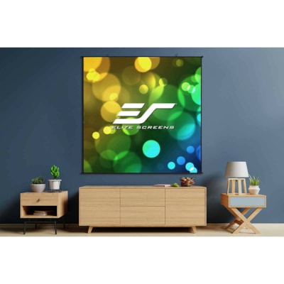 Elite Screens Yard Master Sport YMS96S 96" (2438.40 mm) Manual Projection Screen - 1:1 - MaxWhite 2 - 67.3" (1709.42 mm) Height x 67.3" (1709.42 mm) Width - Wall Mount, Tripod ain front projection material is durable for outdo