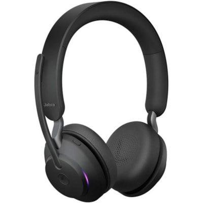 Jabra Evolve2 65 Headset - Microsoft Teams Certification - Stereo - Wireless - Bluetooth - 98.4 ft (30 m) - Over-the-head - Binaural - Supra-aural - Black TEREO BLK 