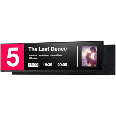 NEC Display 42" Stretch Signage Display - 42" (1066.80 mm) LCD - 1920 x 480 - Edge LED - 700 cd/m² - 480p - DVI - SerialEthernet - Black  MNTR 