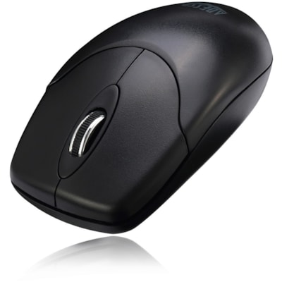 Adesso Antimicrobial Wireless Desktop Mouse - Optical - Wireless - 30 ft (9144 mm) - Radio Frequency - 2.40 GHz - Black - USB Type A - 1200 dpi - Scroll Wheel - 3 Button(s) - Symmetrical - 2 x AAA Battery Supported  MOUSE 