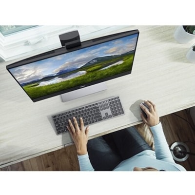 Dell Premier Multi-Device Wireless Keyboard And Mouse KM7321W - USB Wireless Bluetooth/RF - Titan Gray - USB Wireless Bluetooth/RF Mouse - Optical - 4000 dpi - Scroll Wheel - Titan Gray - Multimedia Hot Key(s) - AAA, AA - Compatible with Windows, Linux, ChromeOS, Android, Mac OS, PC  WRLS 