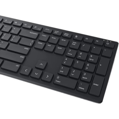 Dell Pro Wireless Keyboard And Mouse KM5221W - USB Wireless RF - French - Black - USB Wireless RF Mouse - Optical - 4000 dpi - Scroll Wheel - Black - Symmetrical - AA, AAA - Compatible with Desktop Computer for Windows, Mac OS, Linux, ChromeOS, Android  WRLS 