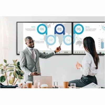 BenQ 65" Interactive Display for Business - DuoBoard CP6501K - LCD - ARM Cortex A73 + A53 - 4 GB SDRAM - Capacitive - Touchscreen - 16:9 Aspect Ratio - 3840 x 2160 - 320 cd/m² - 5,000:1, 30,000:1 Contrast Ratio - 2160p - USB - HDMI - VGA - Android 8.0 Oreo  MNTR 