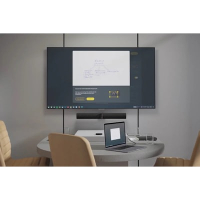 Jabra PanaCast 50 - Black - 3840 x 1080 Video (Content) - 4K UHD - 30 fps - 1 x Network (RJ-45) - Audio Line In - USB - Ethernet - Wireless LAN - Wall Mountable  