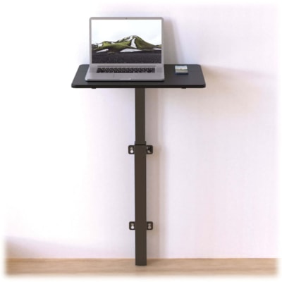Tripp Lite series Safe-IT WWSSFDSAM Wall Mount for Workstation, Notebook, Smartphone, USB Hub, Digital Text Reader, Tablet, Monitor, Chromebook - Black - Height Adjustable - 22 lb (9979.03 g) Load Capacity - Steel WALLMOUNT WORKSTATION 