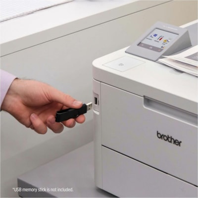 Brother HL-L8245CDW Desktop Wireless Laser Printer - Color - 31 ppm Mono / 31 ppm Color - 2400 x 600 dpi class - Automatic Duplex Print - 250 Sheets Input - Ethernet - Wireless LAN - Wi-Fi Direct, Apple AirPrint, Mopria, Brother Mobile Connect - 50000 Pages Duty Cycle - Plain Paper Print - Gigabit E  PRNT 