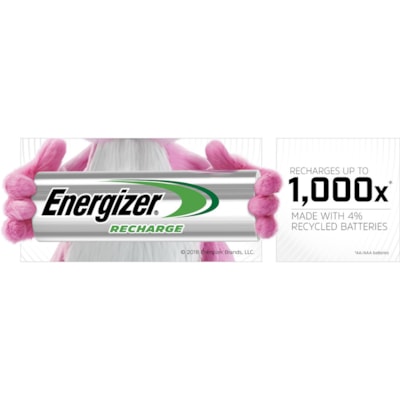 Energizer Recharge Universal Rechargeable C Batteries - For General Purpose - Battery Rechargeable - C - 2500 mAh - 1.2 V DC - 2 / Pack FED GOV'T 