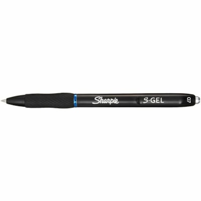 Sharpie S-Gel Gel Pen - 0.7 mm (0.03") Medium Pen Point - Retractable - Black, Red, Blue Ink - Gel-based - Black Barrel - 8 / Pack  