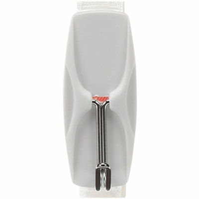 Command Hook - 2 Hooks - 2 Medium Hook - 2 lb (907.18 g) Capacity - 2.16" (54.86 mm) Height x 0.87" (22.10 mm) Width x 0.83" (21.08 mm) Length - for Apartment, Coat, Dorm, Glass, Home, Office, Paint, Tile, Wall, Wood - Plastic, Metal - White - 2 / Unit TOGGLE HOOK MEDIUM SZ 2 HOOKS AND 3 STRIPS