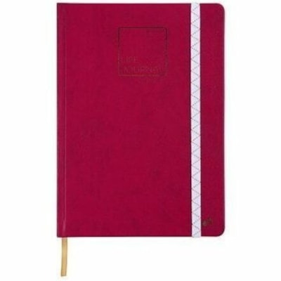 Quo Vadis Life Journal Dots Notebook - 224 Pages - Printed - 90 g/m² Grammage - 8.27" (210 mm) Height x 5.91" (150 mm) Width - White Paper - Prune Dotted Cover - Elastic Closure, Page Marker, Index Page, Bookmark, Pocket - 1 Unit 15 X 21 CM PRUNE 215 NUMBERED PAGES