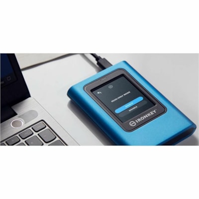 IronKey Vault Privacy 80 7.50 TB Portable Solid State Drive - External  - USB 3.2 (Gen 1) Type C - 256-bit AES-XTS Encryption Standard  