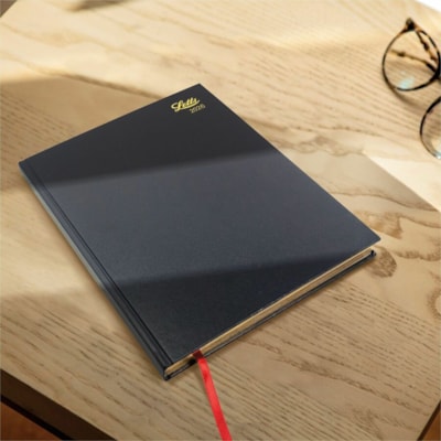 Letts 2026 Standard 12-Month Daily Planner - January to December - 10-1/4" x 8-1/4" - Assorted Colours - English - Standard - Daily - 12 Month - January 2026 to December 2026 - 1 Day Single Page Layout - Quarto - 8 1/4" (209.55 mm) x 10 1/4" (260.35 mm) Sheet Size - White Sheet - Sewn - Assorted - P  