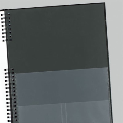 Brownline CoilPro Weekly Planner, 11" x 8-1/2" , English - Weekly - January 2025 to December 2025 - 7:00 AM to 8:45 PM - Monday - Friday, 7:00 AM to 5:45 PM - Saturday - 2 Week Double Page Layout - 8 1/2" (215.90 mm) x 11" (279.40 mm) Sheet Size - Twin Wire - Black - Pocket, Phone Directory, Address  