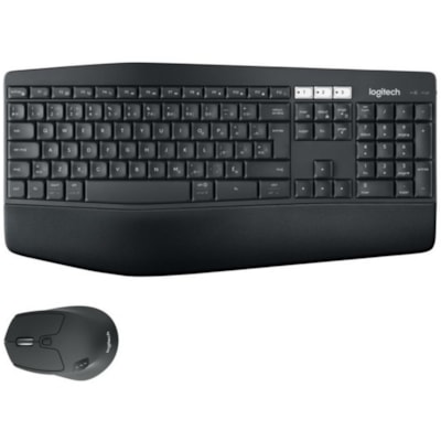 Logitech® MK850 Performance Wireless Keyboard and Mouse Combo (French Layout) - USB Wireless Bluetooth/RF Keyboard - French - USB Wireless Bluetooth/RF Mouse - Optical - 1000 dpi - Scroll Wheel - AAA, AA - Compatible with Smartphone, Desktop Computer, Notebook for Windows, Mac  