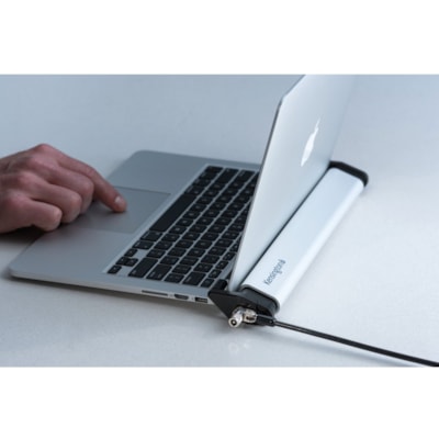 Kensington MicroSaver 2.0 Laptop Locking Station - for Security, Notebook - Brushed Aluminum - 1 Each NON-INVASIVE LOCKING DEVICE LAPTOPS/CHROME BOOKS 11 -15.6