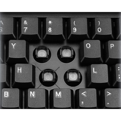 Adesso WKB-1100CB - Wireless Spill Resistant Mini Keyboard & Mouse Combo - USB Membrane Wireless RF Keyboard - 79 Key - English (US) - Black - USB Wireless RF Mouse - Optical - 1200 dpi - Scroll Wheel - QWERTY - Black - Multimedia Hot Key(s) - Right-handed - AA - Compatible with Windows & mouse combo 