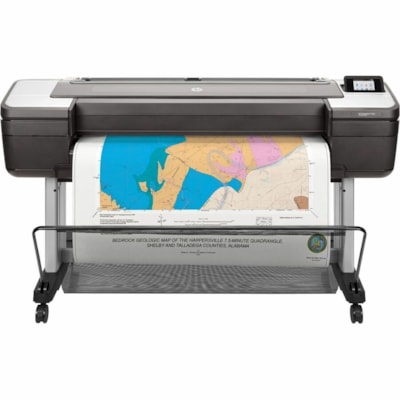 HP Designjet T1700 PostScript Imprimante grand format à jet d'encre - 44 po (1117,60 mm) Largeur d'impression - Couleur - 6 Couleur(s) - 26 Seconde Vitesse de couleur - 2400 x 1200 dpi - USB - Ethernet - Papier en rouleau, Massicot, Papier bond, Papier couché, Papier à grammage lour  PLOT 