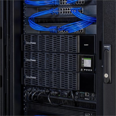 CyberPower OL6KRTHD Smart App Online UPS Systems - 6000VA/6000W, 200 - 240 VAC, Hardwire Terminal (NEMA L6-30P power cord included), 2U, Rack / Tower, Sine Wave, 4 Outlets, LCD, PowerPanel® Business, $300000 CEG, 3YR Warranty U 