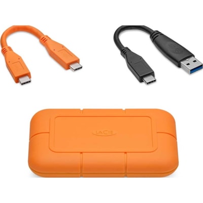 LaCie Rugged STHR500800 500 GB Portable Solid State Drive - External - PCI Express NVMe - Desktop PC Device Supported - USB 3.1 Type C - 5 Year Warranty - Retail  