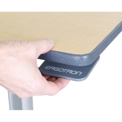 Ergotron Mobile Desk - Maple Top - 15 lb (6.80 kg) Capacity - 27" (685.80 mm) Table Top Width x 20.5" (520.70 mm) Table Top Depth - Assembly Required APLE 