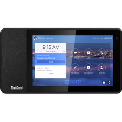 Lenovo ThinkSmart View ZA840013US Tablet - 8" HD - Qualcomm Snapdragon 624 - 2 GB - 8 GB Storage - Android 8.1 Oreo - Business Black - Octa-core (8 Core) 1.80 GHz - 1280 x 800 - In-plane Switching (IPS) Technology Display - 5 Megapixel Front Camera  PERP 