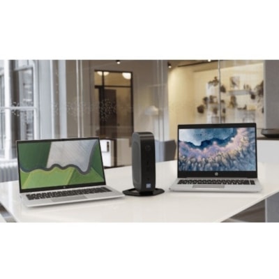 HP t540 Thin Client Ryzen R1305G Dual-core (2 Core) 1.50 GHz - Intel Chip - 8 GB RAM DDR4 SDRAM - 64 GB Flash Radeon Vega 3 Graphics - Gigabit Ethernet - Windows 10 IoT Enterprise - IEEE 802.11ax - DisplayPort - Network (RJ-45) - 6 Total USB Port(s) - 2 USB 2.0 Port(s) - USB Type-C - 45 W  