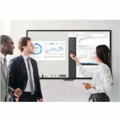 BenQ 65" Interactive Display for Business - DuoBoard CP6501K - LCD - ARM Cortex A73 + A53 - 4 GB SDRAM - Capacitive - Touchscreen - 16:9 Aspect Ratio - 3840 x 2160 - 320 cd/m² - 5,000:1, 30,000:1 Contrast Ratio - 2160p - USB - HDMI - VGA - Android 8.0 Oreo  MNTR 