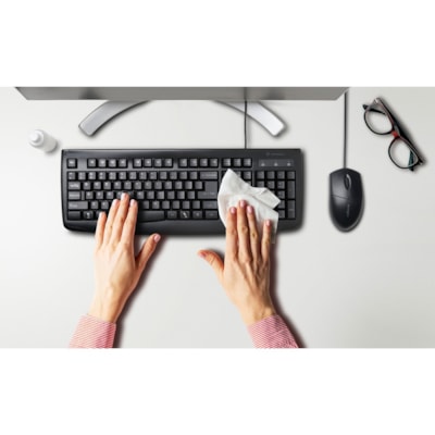 Kensington Pro Fit Wired Washable Mouse - Rugged - Optical - Cable - Black - USB Type A - 1600 dpi - Scroll Wheel - 3 Button(s) - Symmetrical RD MSE 