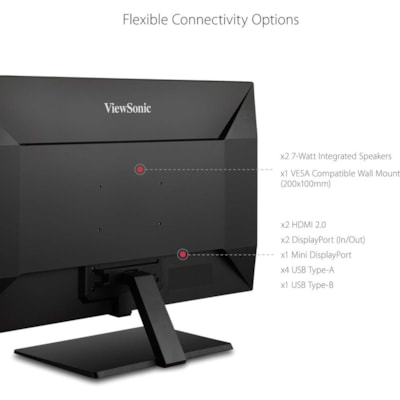 ViewSonic Entertainment VX4381-4K 43" Class 4K UHD LED Monitor - 16:9 - Black - 42.5" Viewable - Multi-domain Vertical Alignment (MVA) - LED Backlight - 3840 x 2160 - 1.07 Billion Colors - 450 cd/m² - 3 ms - 75 Hz Refresh Rate - Speakers - HDMI - DisplayPort - Mini DisplayPort - USB Hub  