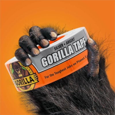 Gorilla Tape - 30 yd (27.4 m) Length x 1.88" (47.8 mm) Width - Silver - 1 Each 2.88IN.X30YD TOUGH AND WIDE