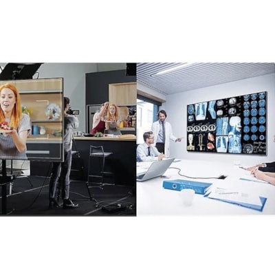 Samsung QM55B-T Digital Signage Display - 55" (1397 mm) LCD - Vertical Alignment (VA) - Touchscreen - 24 Hours/7 Days Operation - 3840 x 2160 - 500 cd/m² - 2160p - HDMI - USB - Serial - Wireless LAN - Bluetooth - Ethernet - Tizen 6.5  