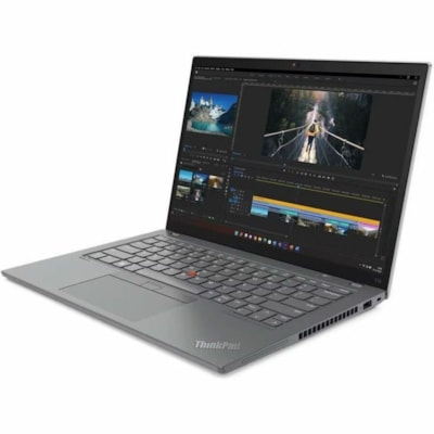 Lenovo ThinkPad T14 Gen 4 21HD0025US 14" Notebook - WUXGA - Intel Core i5 13th Gen i5-1335U - 16 GB - 256 GB SSD - English Keyboard - Storm Gray - Intel Chip - 1920 x 1200 - Windows 11 Pro - Intel Iris Xe Graphics - In-plane Switching (IPS) Technology - Front Camera/Webcam - IEEE 802.11ax Wireless L  
