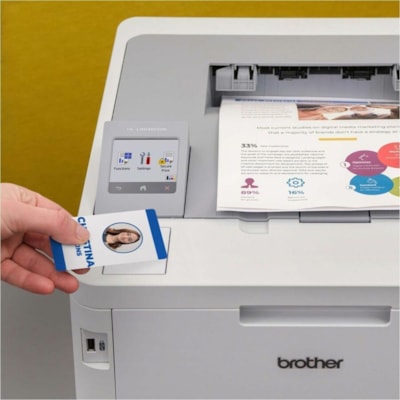 Brother HL-L8245CDW Desktop Wireless Laser Printer - Color - 31 ppm Mono / 31 ppm Color - 2400 x 600 dpi class - Automatic Duplex Print - 250 Sheets Input - Ethernet - Wireless LAN - Wi-Fi Direct, Apple AirPrint, Mopria, Brother Mobile Connect - 50000 Pages Duty Cycle - Plain Paper Print - Gigabit E  PRNT 