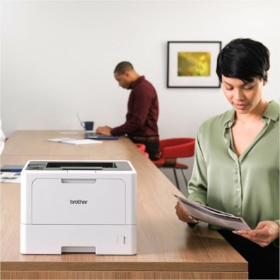 Brother HL-L5210DW Desktop Wireless Laser Printer - Monochrome - 48 ppm Mono - 1200 x 1200 dpi Print - Automatic Duplex Print - 250 Sheets Input - Ethernet - Wireless LAN - Brother iPrint&Scan, Wi-Fi Direct, Mopria, Brother Print Service Plugin, Apple AirPrint, Brother Mobile Connect - 90000 Pages D ER BUSINESS 