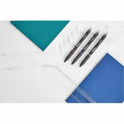 Sharpie S-Gel Gel Pen - 0.7 mm (0.03") Medium Pen Point - Retractable - Black Ink - Gel-based - Black Barrel - 8 / Pack  