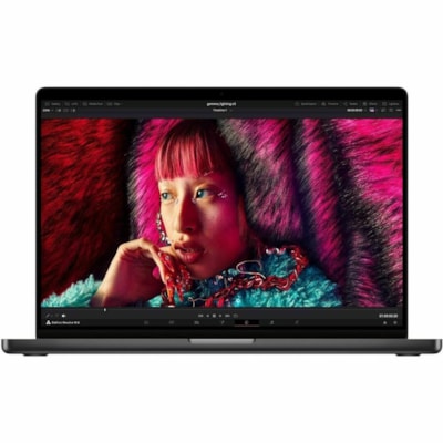 Apple MacBook Pro MW2V3LL/A 14.2" Notebook - Apple M4 - 16 GB - 1 TB SSD - English (US) Keyboard - Space Black - Apple M4 Chip - 3024 x 1964 - macOS Sequoia - Apple - True Tone Technology, Liquid Retina Display - Front Camera/Webcam - 24 Hours Battery Run Time - IEEE 802.11ax Wireless LAN Standard  SYST 