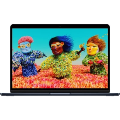 Apple MacBook Air MW1L3LL/A 15.3" Notebook - Apple M4 - 16 GB - 256 GB SSD - English (US) Keyboard - Midnight - Apple M4 Chip - 2880 x 1864 - macOS Sequoia - Apple - True Tone Technology, In-plane Switching (IPS) Technology, Liquid Retina Display - Front Camera/Webcam - 18 Hours Battery Run Time - I LE M4 CHIP WITH 10-CORE CPU AN D 10-CORE GPU  16GB