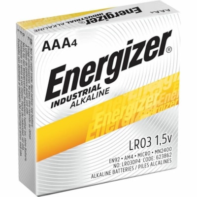 Energizer Industrial Battery - For Vending Machine, Office, Classroom, Electronics, Construction - AAA - 24 / Box NOT FOR RETAIL SALE 