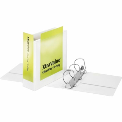 Cardinal® - Classeur de présentation XtraValue ClearVue 17810 - 4 po (101,60 mm) Capcité du classeur - format lettre - format 8 1/2 po (215,90 mm) x 11 po (279,40 mm) - 835 Capacité en feuilles - largeur de dos 3 3/5 po (91,44 mm) - 3 Ring(s) - Fastener(s) : Anneau en D - Po CARDINAL PERFORMER CLEARVUE D 
