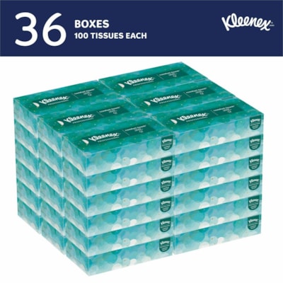 Mouchoir Professional Kleenex - 2 Pli - Blancboîte - 100/boîte - 36 / Carton BOÎTE DE 100 