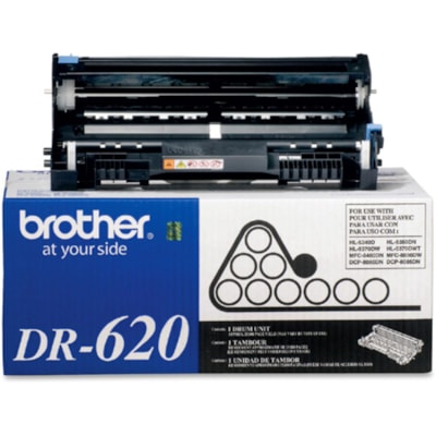 Brother DR620 Laser Drum - Laser Print Technology - 25000 - 1 Each MFC-8480DN  MFC-8890DW DCP-8080DN