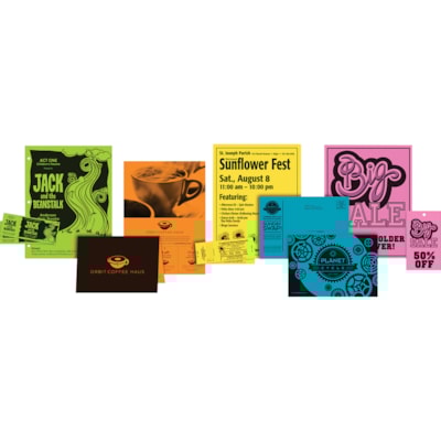 Astrobrights Color Card Stock "Happy" , 5 Assorted Colours - Letter - 8 1/2" (215.90 mm) x 11" (279.40 mm) - 65 lb (29483.50 g) Basis Weight - Acid-free, Lignin-free - Cosmic Orange, Solar Yellow, Terra Green, Venus Violet, Fireball Fuchsia - 250 / Pack - ASS'T 5 COLOUR LETTE FSC CERTIFIED  ACID FREE