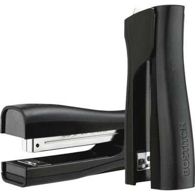 Bostitch Dynamo Stapler - Staples Upto 20 Sheet - Holds Upto 210 Staple - Full Strip - Staple Size: 1/4" (6.35 mm) - Black - 1 Each BUILT-IN PENCIL SHARPENER 20-SHEET CAPACITY  BLACK