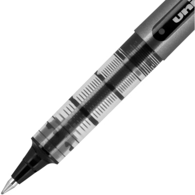 uniball(tm) Vision Rollerball Pens - 0.5 mm (0.02") Micro Pen Point - Black Ink - Pigment-based - 1 Each VISION INK WINDOW UNI-FLOW WATER/FADE PROOF DISPOSABLE