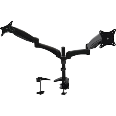 DAC® Duo Plus Mounting Arm for Flat Panel Display, Monitor - Black - Landscape/Portrait - 27" Screen Support - Metal, Die-cast Aluminum - 1 Each MONITORS UP TO 27"  VESA MIS-D TENSION SPRING FOR POSITIONING