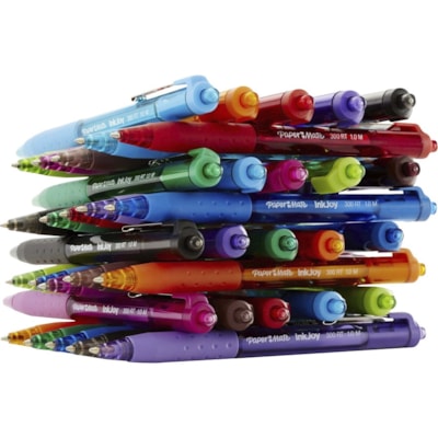 Paper Mate Inkjoy 300 RT Ballpoint Pens - 1 mm (0.04") Pen Point - Retractable - Blue Ink - Blue Barrel - 1 Dozen 1.0MM 