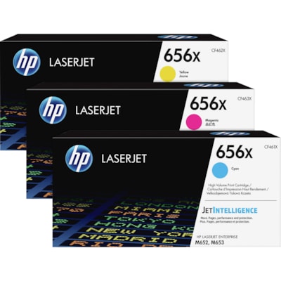 HP - Cartouche toner 656X (CF462X) D'origine Élevé Rendement Laser - Jaune - 1 chaque - Laser - Rendement Élevé - 1 Unité RENDEMENT ÉLEVÉ 22 000 PAGES 